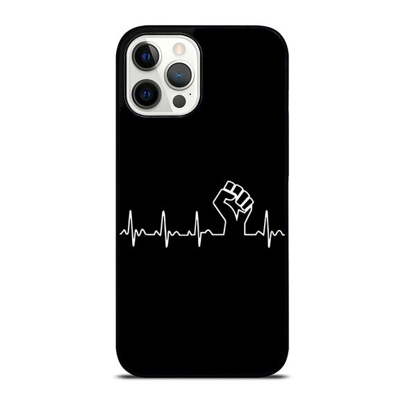 Black Empowerment Fist Heartbeat African American Rights iPhone Case - Picture 1 of 1
